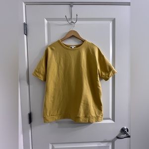 Daily Ritual Size Medium Yellow T-Shirt